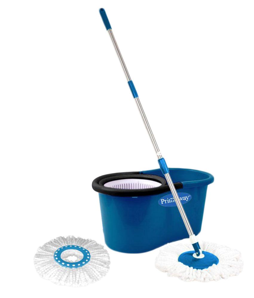 Primeway Eco 5.5 Ltr Single Bucket Mop Super Water Absorption, 360
