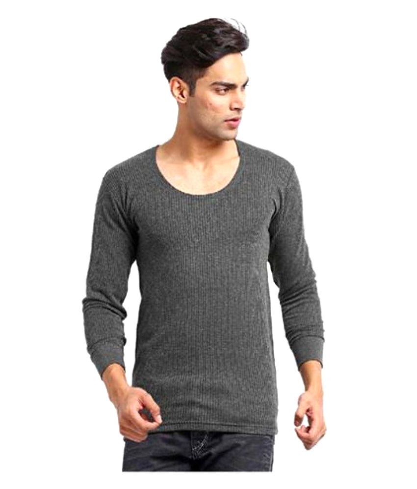 amul macho - Grey Cotton Men's Thermal Tops ( Pack of 1 ) - Buy amul ...