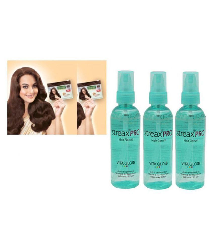 Streax 2 streax hair color + 3 streax pro 100ml Paste 42 gm Buy Streax