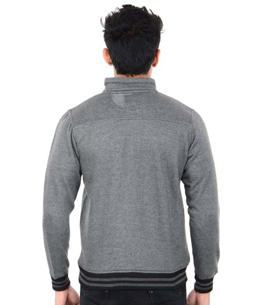 stand collar sweatshirt