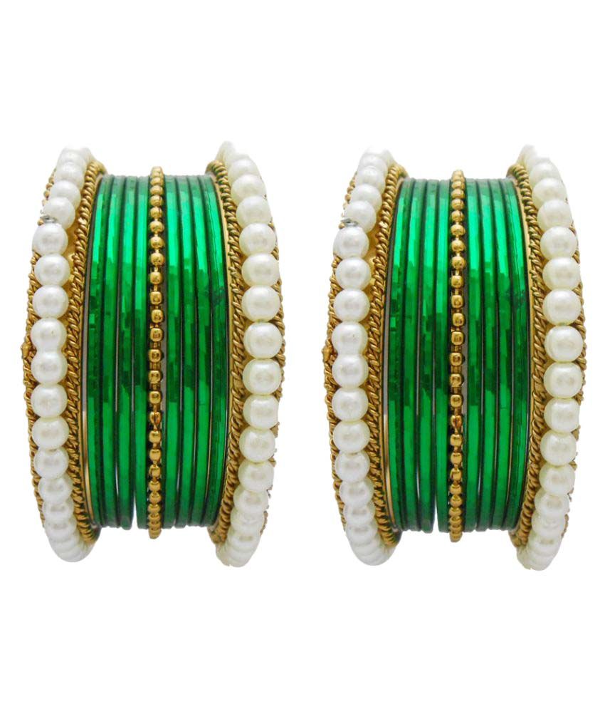 My Design Pearl Bridal Chura Multi 