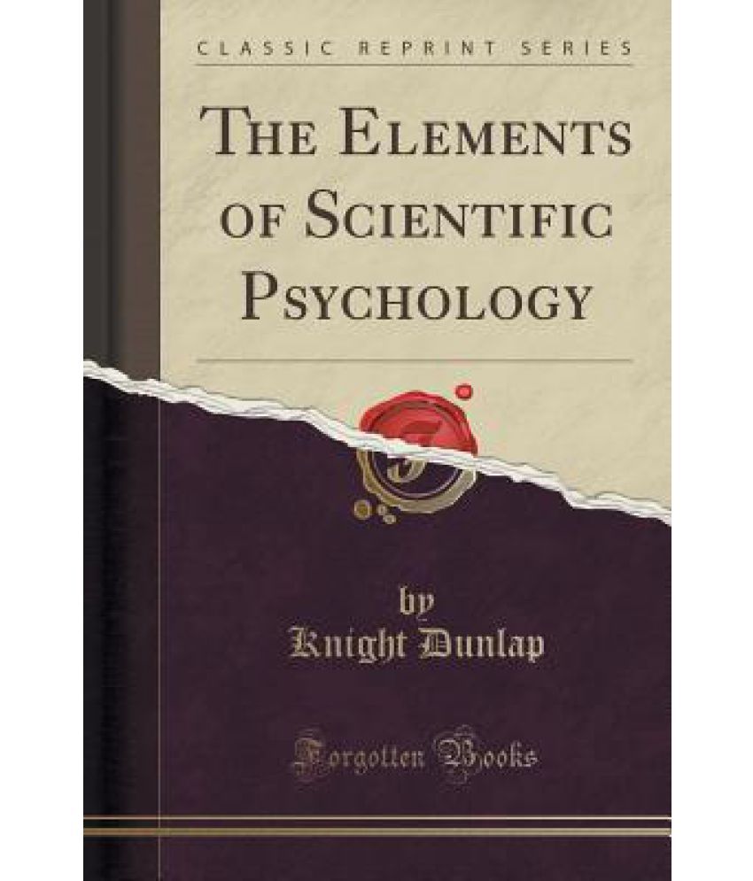 the-elements-of-scientific-psychology-classic-reprint-buy-the