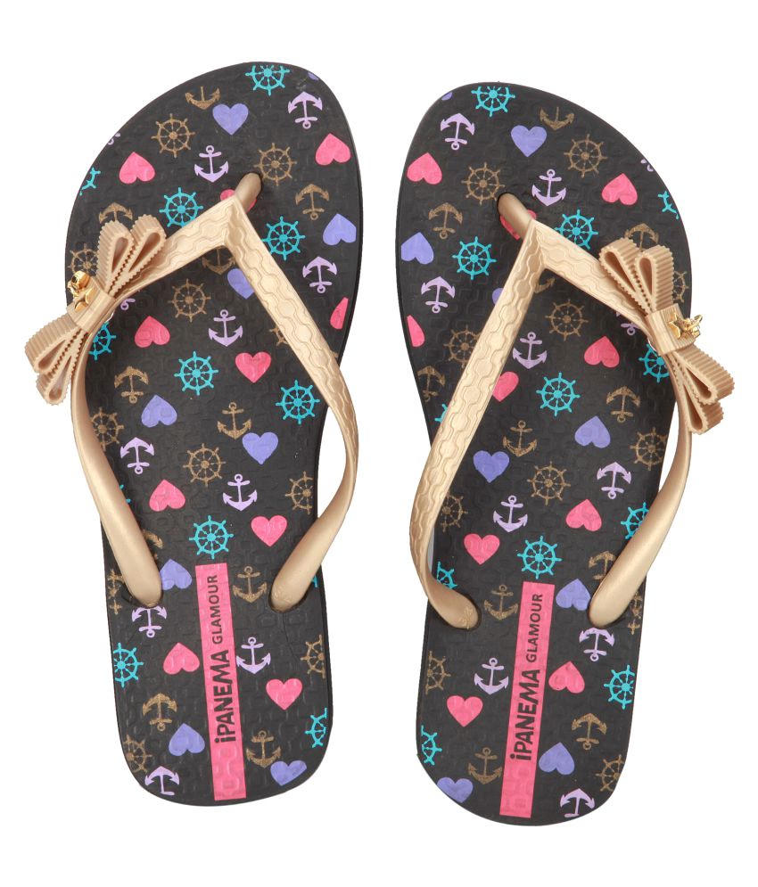 Ipanema Gold Slippers Price in India 