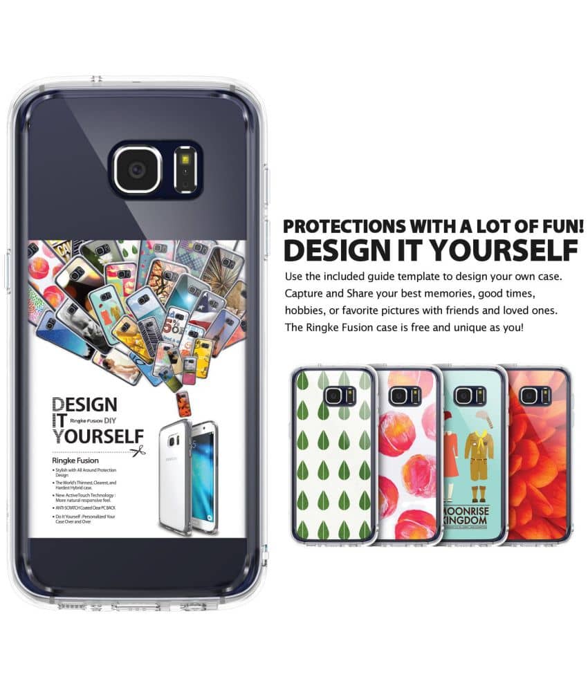 Samsung Galaxy S7 Edge Cover By Rearth Ringke Transparent Plain Back Covers Online At Low Prices Snapdeal India