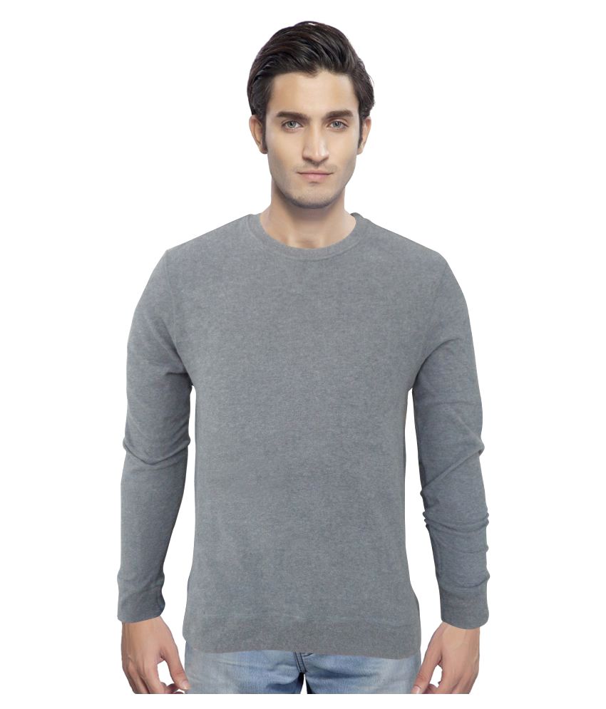 Forever20Tees Grey Round Sweatshirt - Buy Forever20Tees Grey Round ...