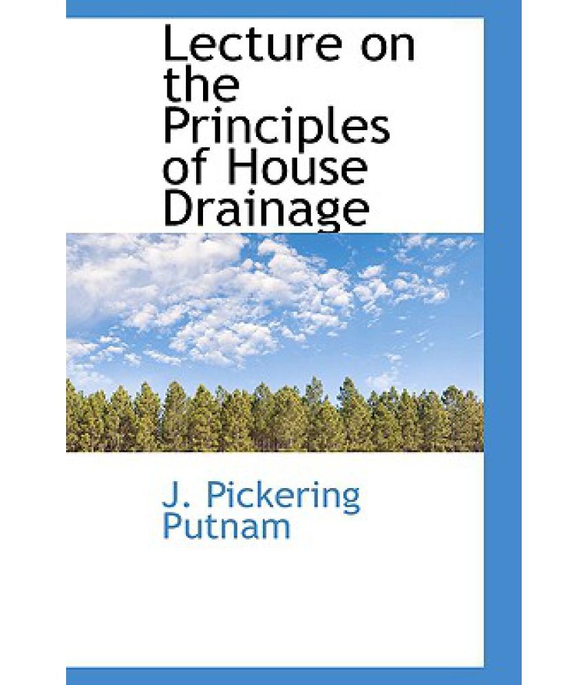 Lecture On The Principles Of House Drainage Buy Lecture On The