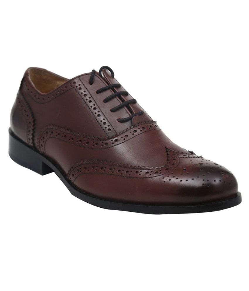 Harper Woods Brown Brogue Genuine 