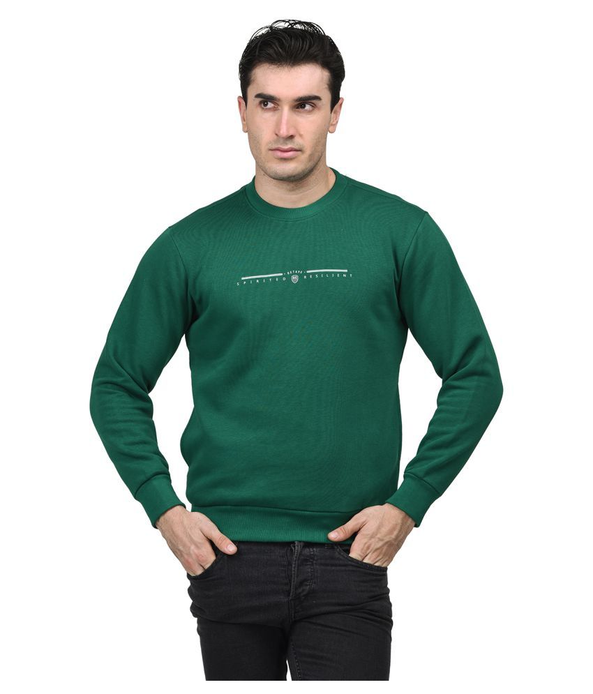 Octave Green Round Sweatshirt - Buy Octave Green Round Sweatshirt ...