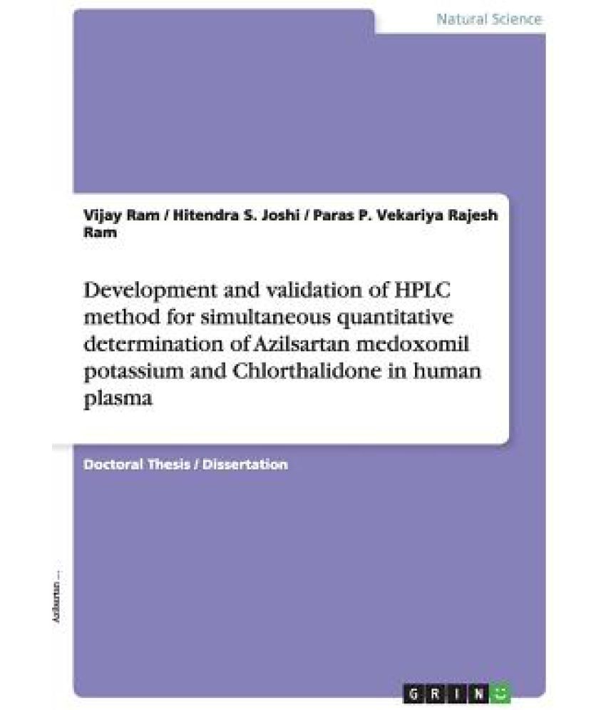 Development and Validation of HPLC Method for Simultaneous Quantitative
