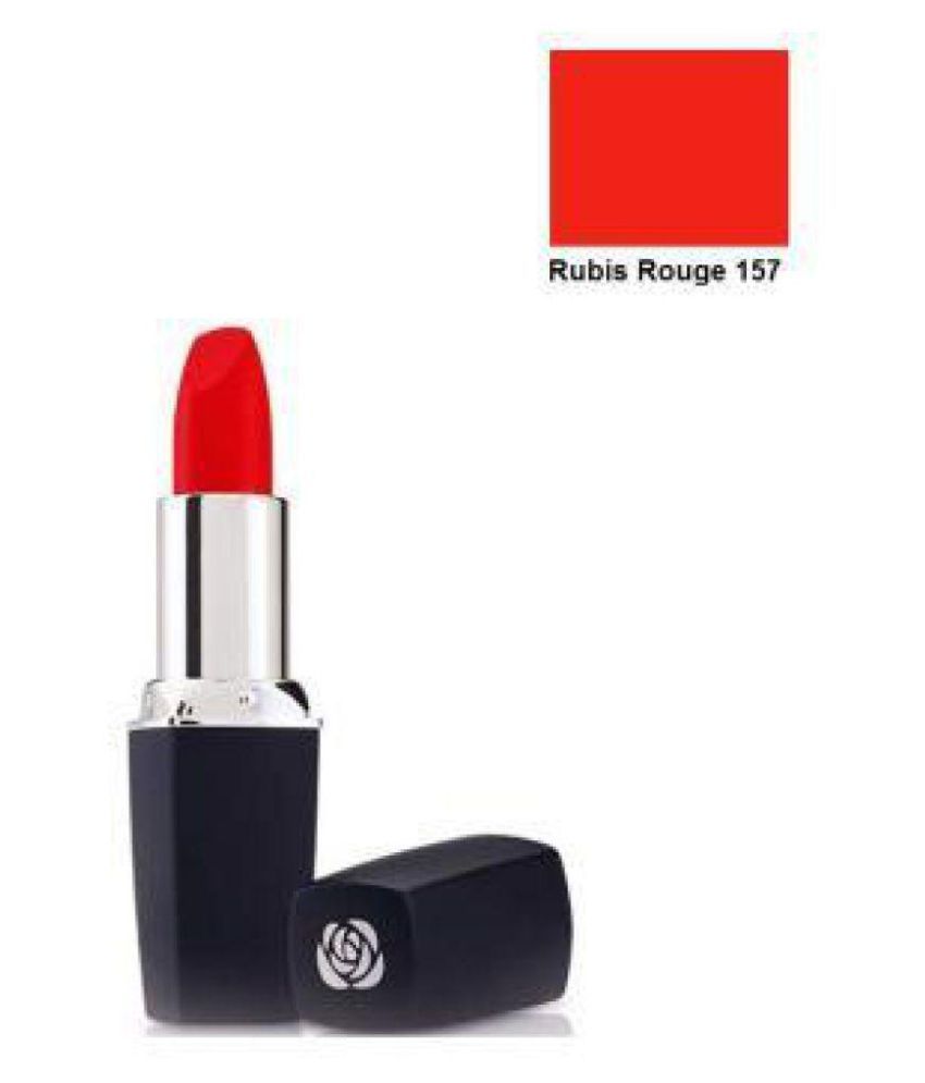 Chambor Powder Matte Rubis Rouge Lipstick Red 157 10 gm Buy Chambor