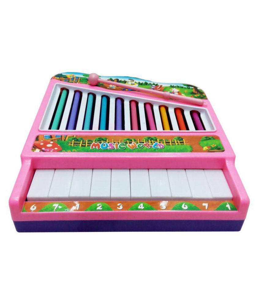 Gift World Multicolour XyloPhone with Mini Piano Special Sound Effect