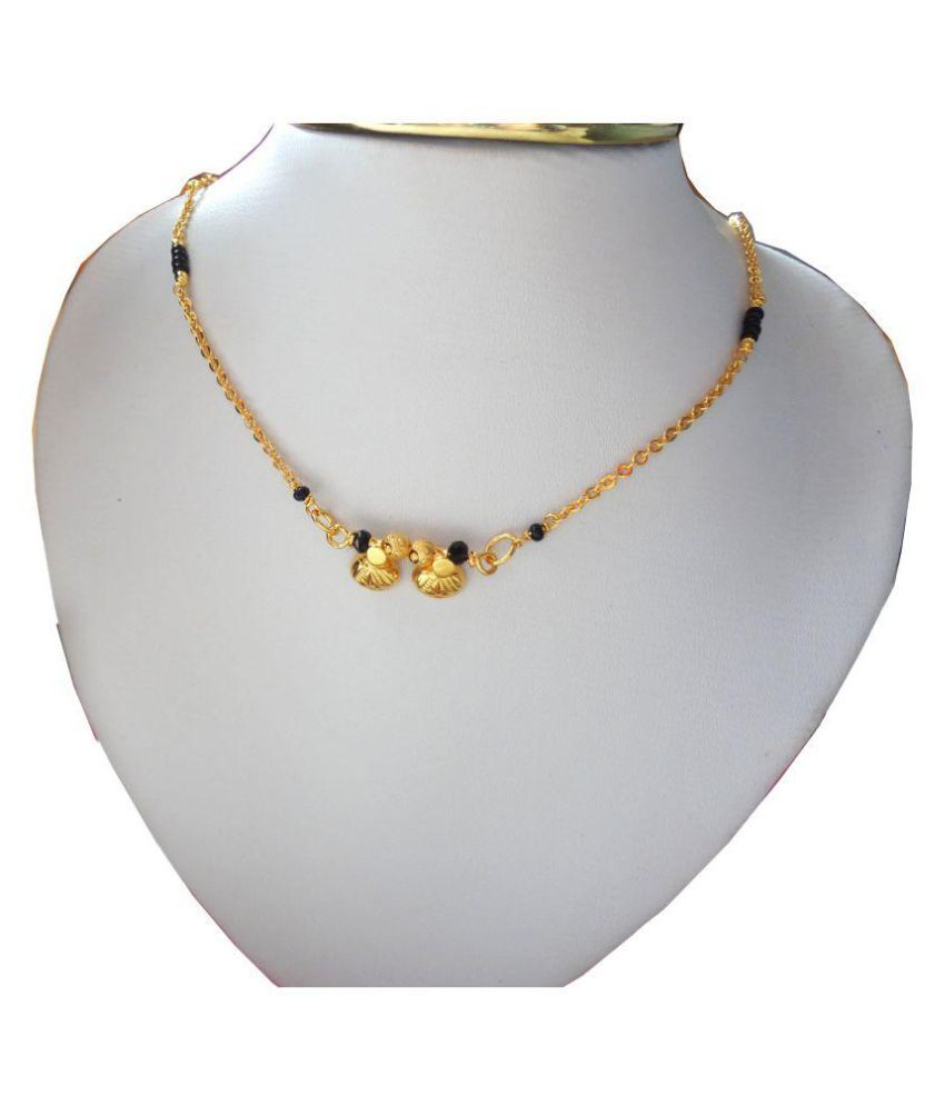 gold beads chain with price