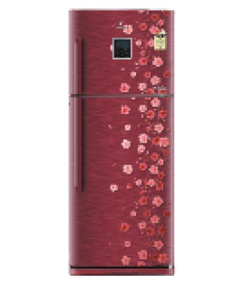 Videocon 280 Ltr Vz293pecvb Hfk 280l Double Door Refrigerator Begonia Flower