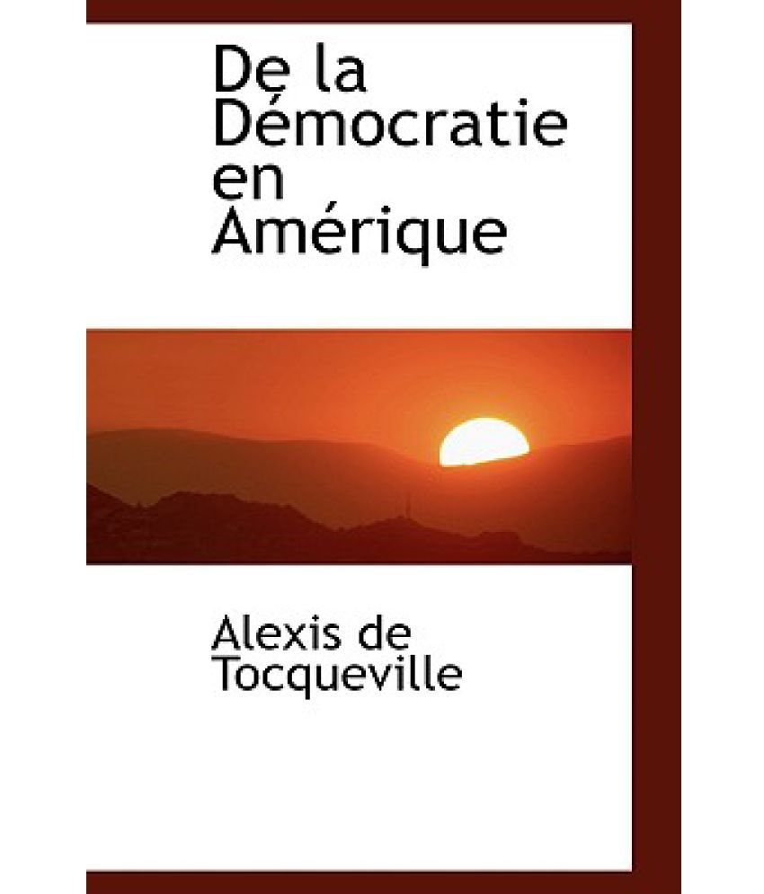 de La Democratie En Amerique: Buy de La Democratie En Amerique Online ...