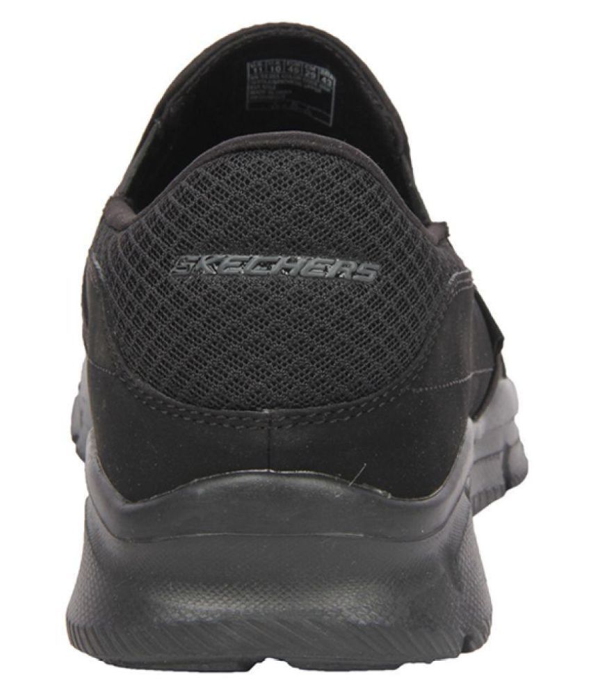 Skechers 51361-BBK Black Running Shoes - Buy Skechers 51361-BBK Black ...