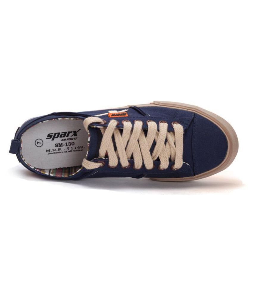Sparx SM-130 Sneakers Blue Casual Shoes 