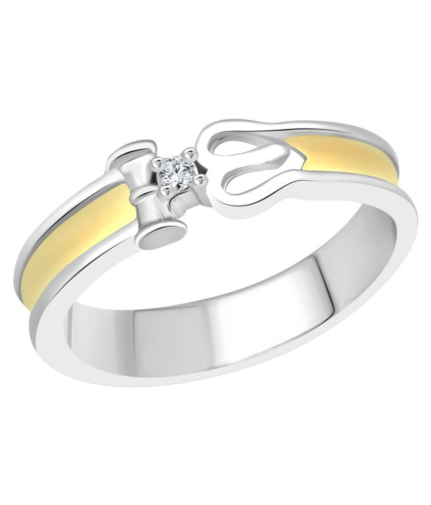     			Vighnaharta Multicolour Alloy Rhodium Plated Ring for Women