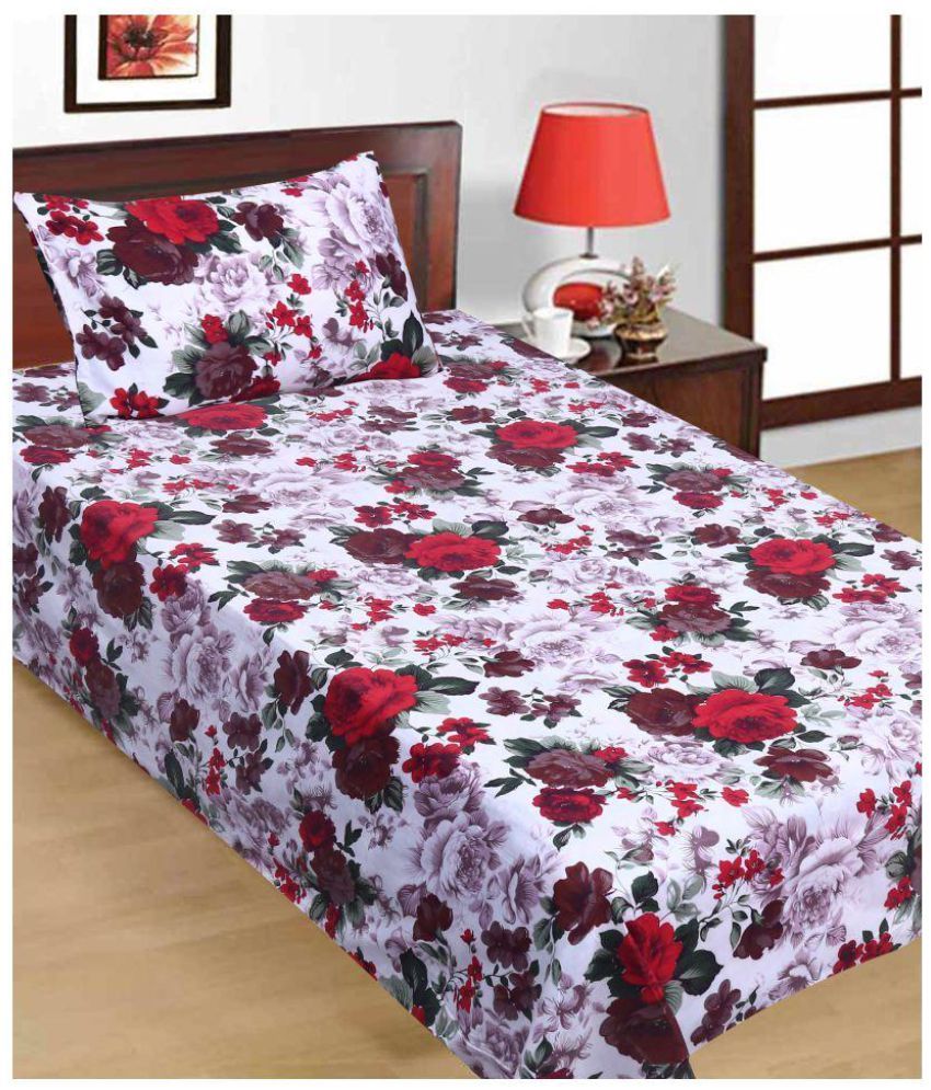 Stop And Shop Single Poly Cotton Floral Bed Sheet Buy Stop And Shop Single Poly Cotton Floral