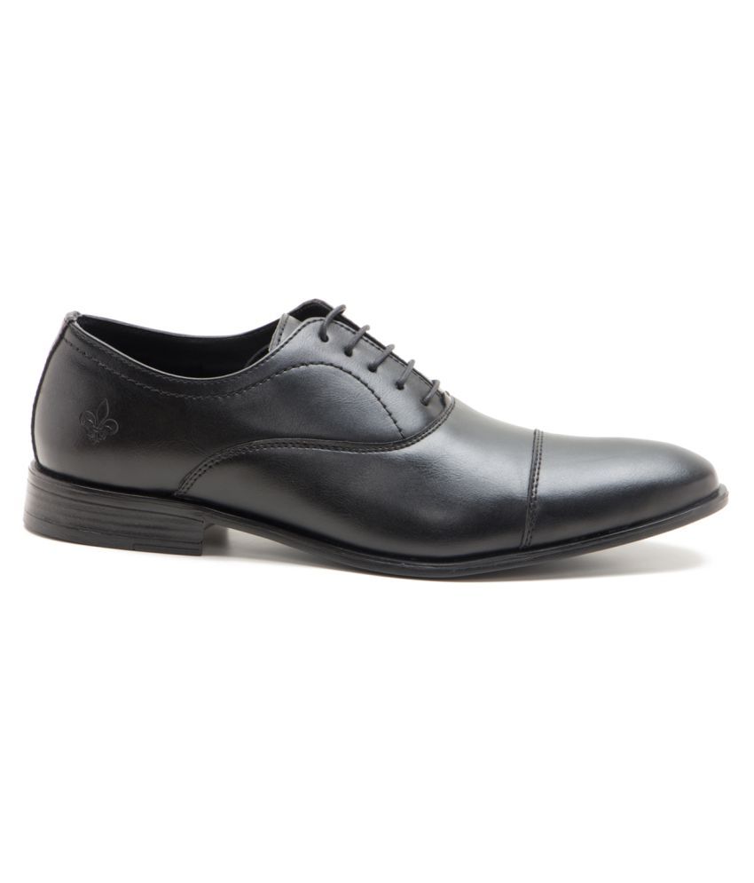 Bond Street By Red Tape Black Oxfords Formal Shoes Price in India Buy