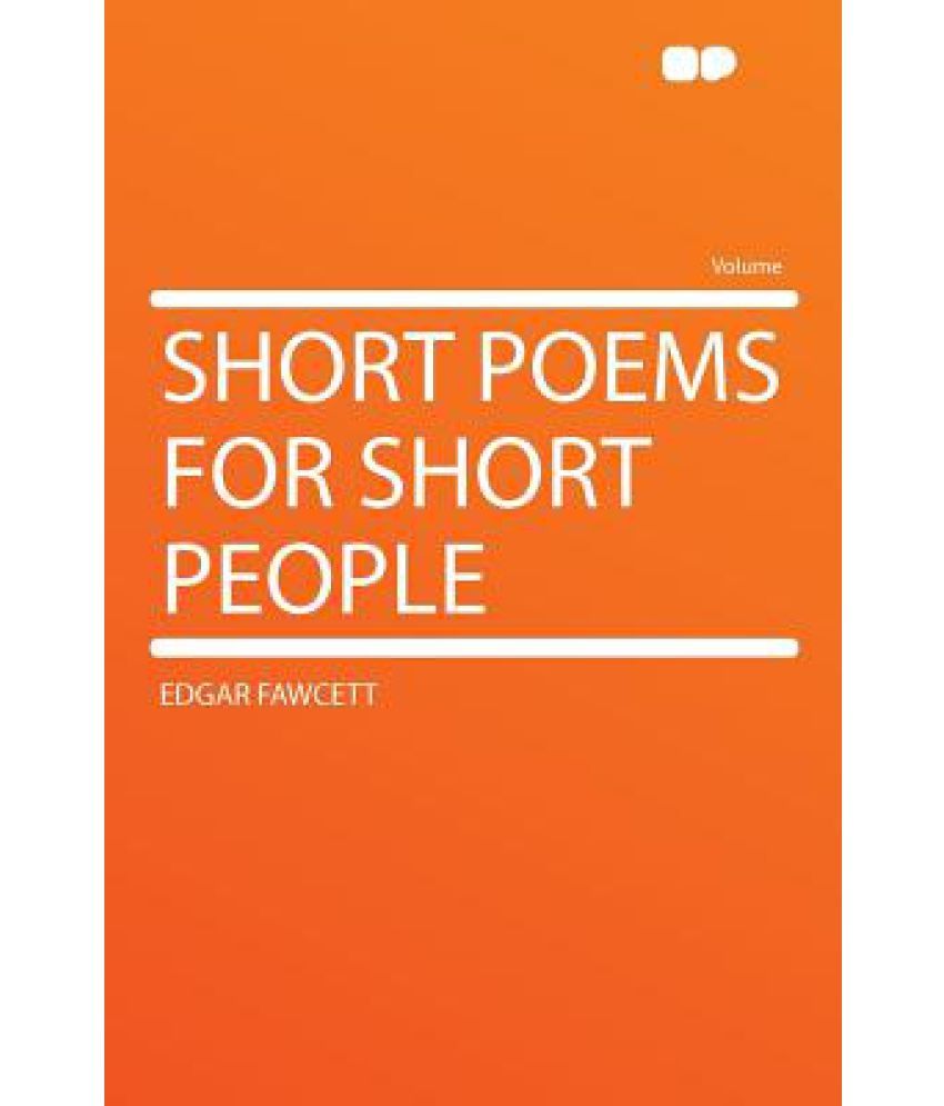 Short Poems For Short People Buy Short Poems For Short People Online 
