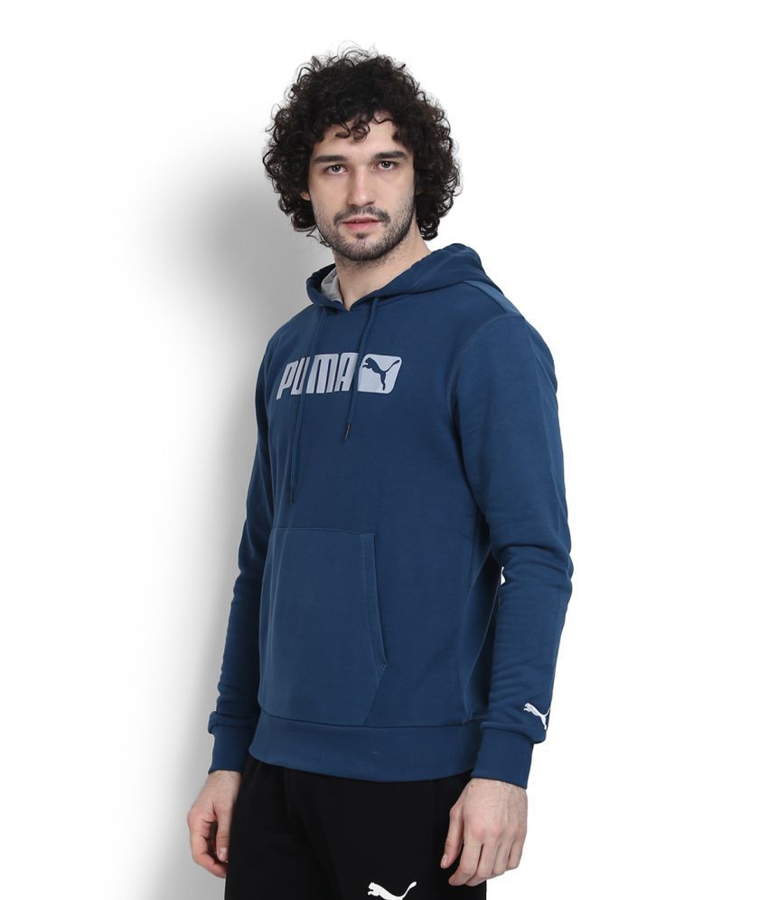 navy blue puma sweatshirt