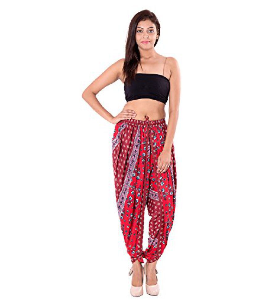 Buy Elegant Rayon Dhoti Pant, Patiala style Dhoti Salwar for Women ...