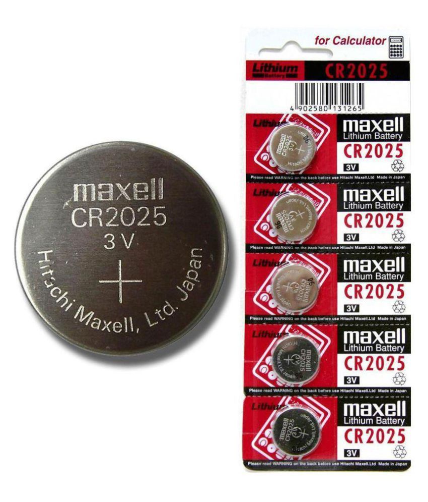     			Maxell Cr 2025 3v Lithium Battery 5