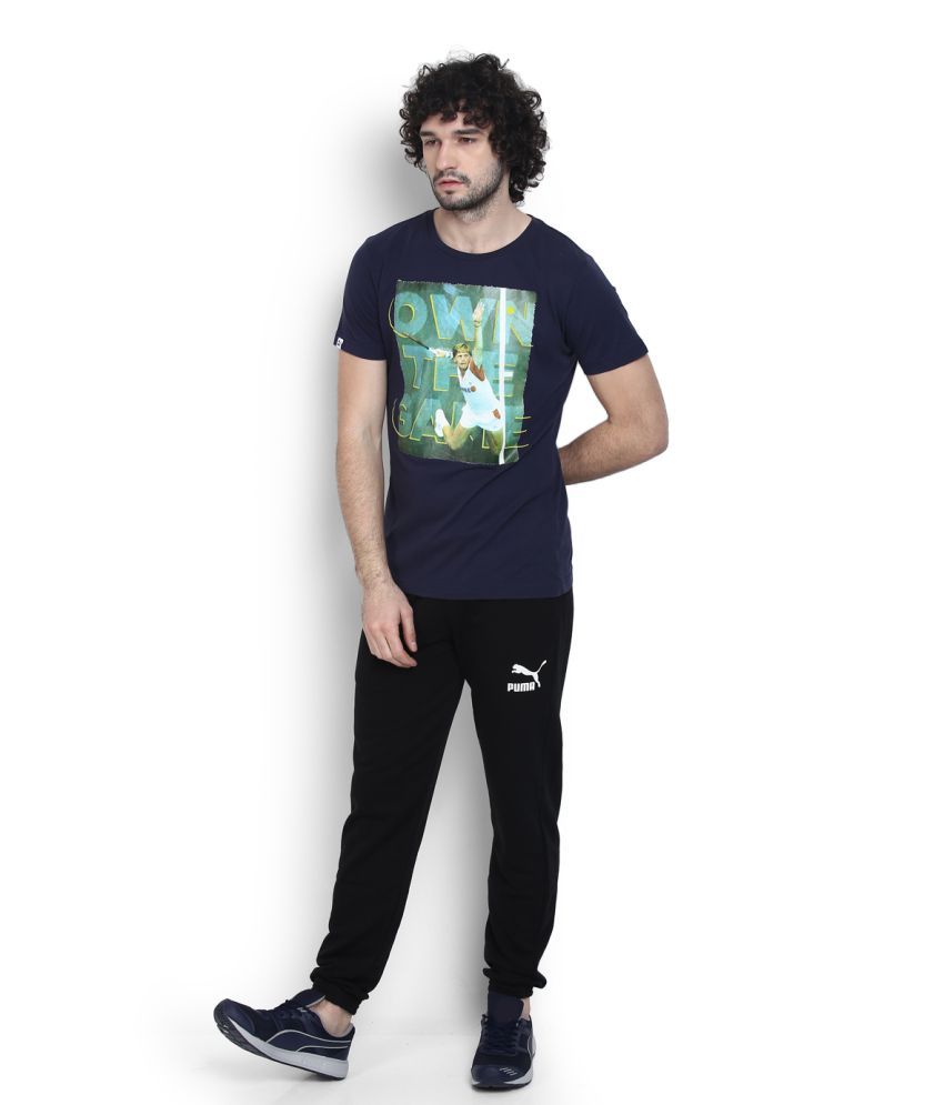 puma navy t shirt