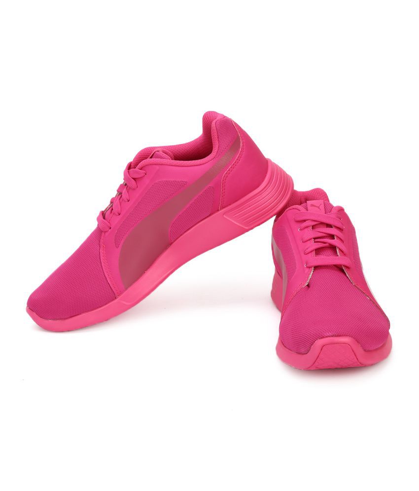 womens pink puma sneakers