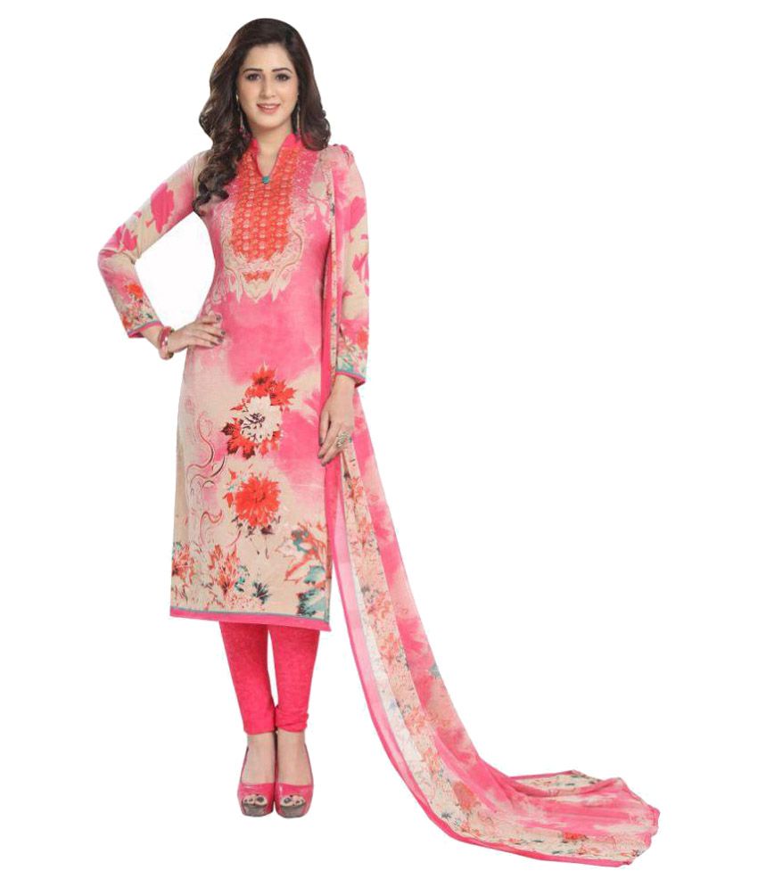 varsha churidar material