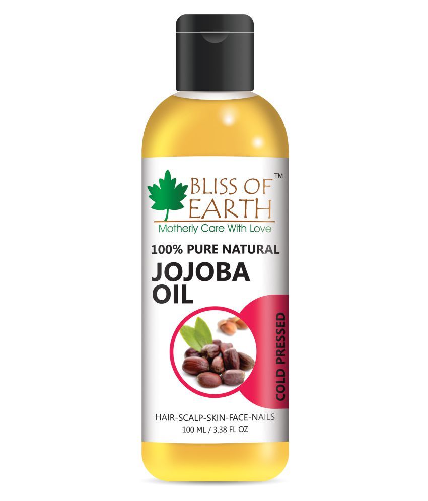 bliss of earth Jojoba Oil Golden 100 ml Pack of 2 Buy bliss of earth