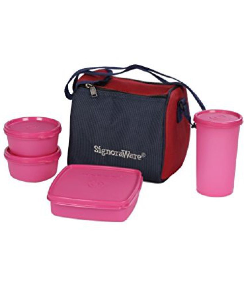 signoraware best lunch box with bag