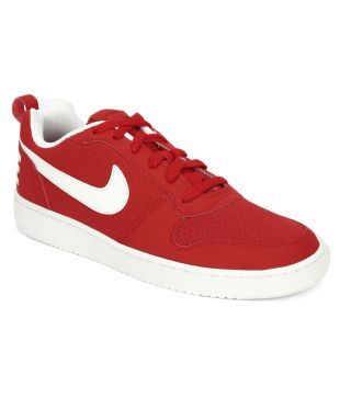 nike court borough low red