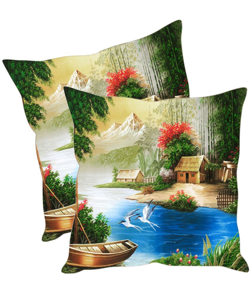 sleep nature's Set of 2 Velvet Cushion Covers Other Sizes Buy Online