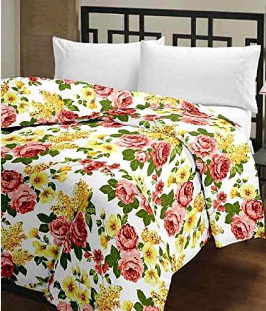 Renown Single Cotton Floral Blanket Buy Renown Single Cotton Floral