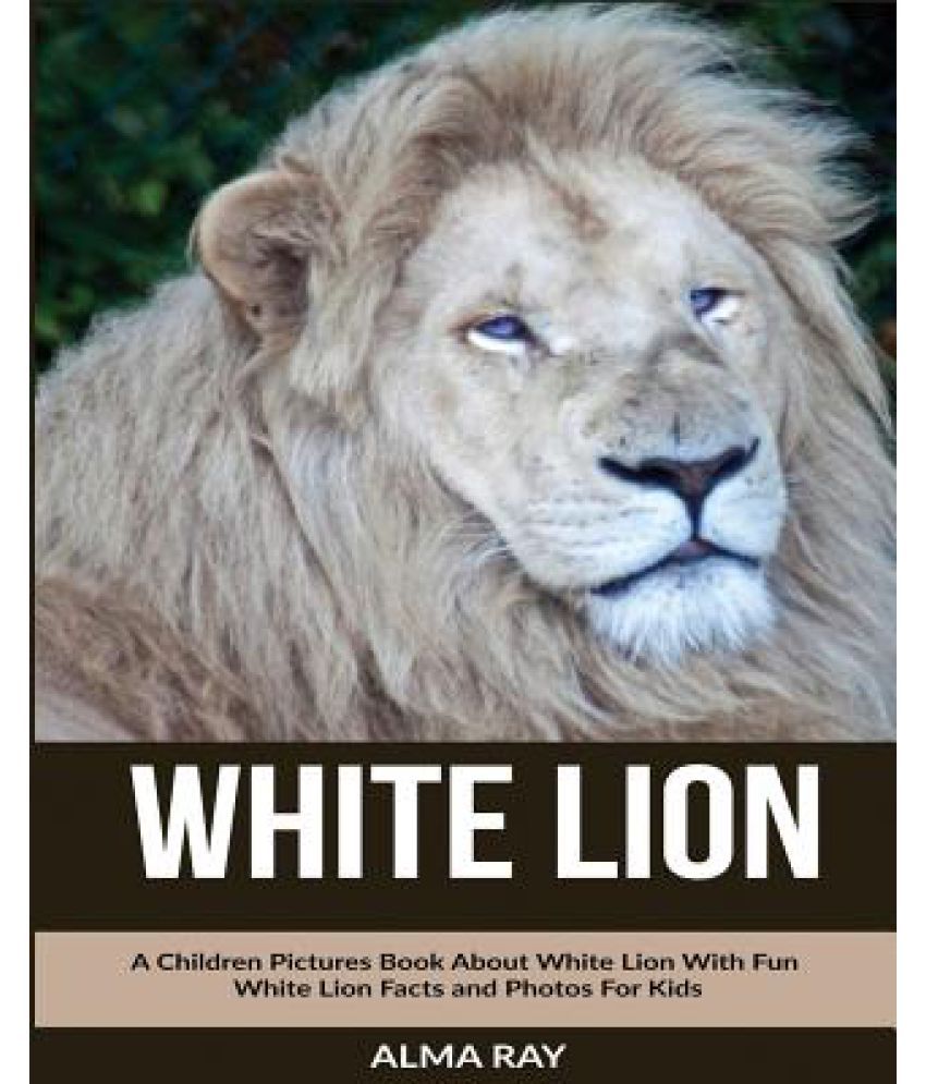 funny white lion