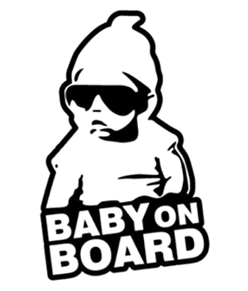 Futaba Baby on Board, Kids In Car Sticker White: Buy ...