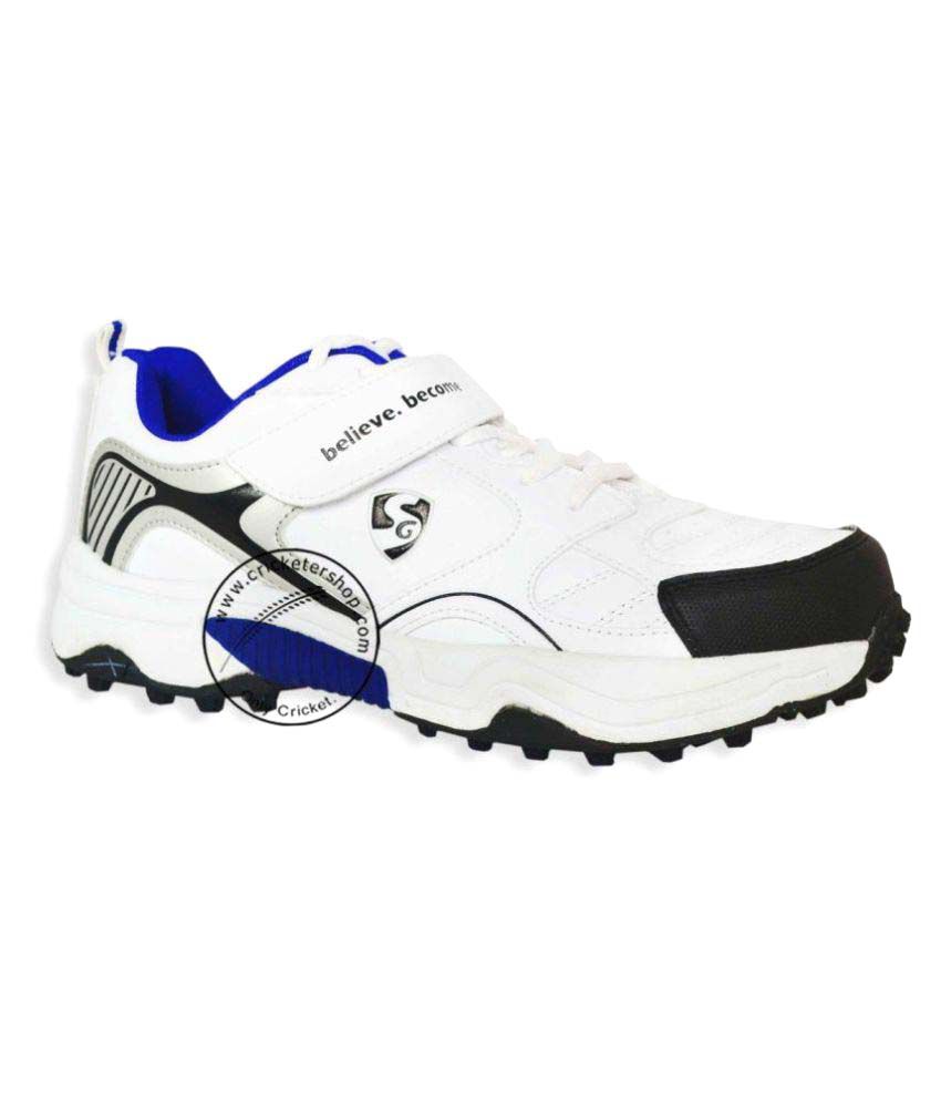 sg century cricket shoes white lime