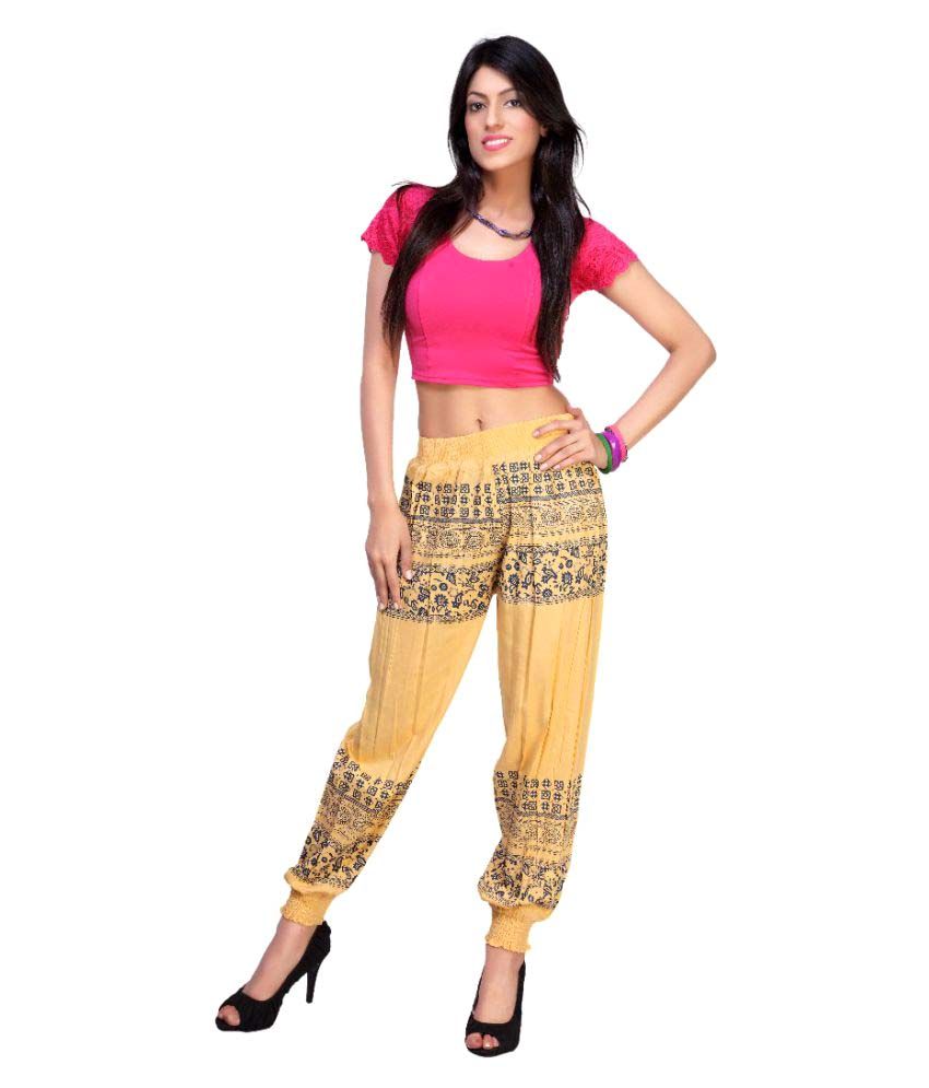 rayon harem pants