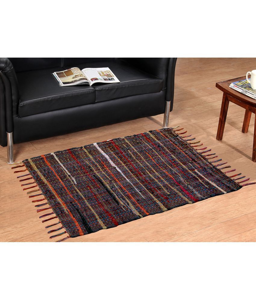 Decorly Homes Multi Rug Cotton Stripes Buy Decorly Homes Multi Rug