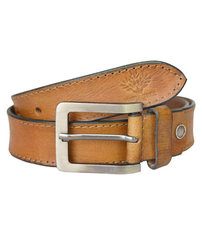 Maple Tree Tan Leather Formal Belts Buy Online at Low Price in India