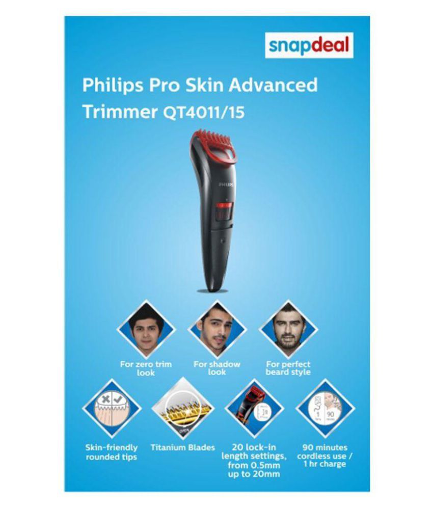 philips qt4009 trimmer charger