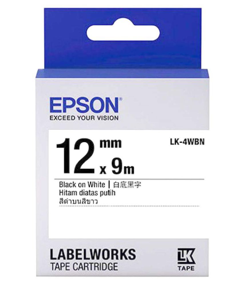     			Epson Label Tape LK-4WBN