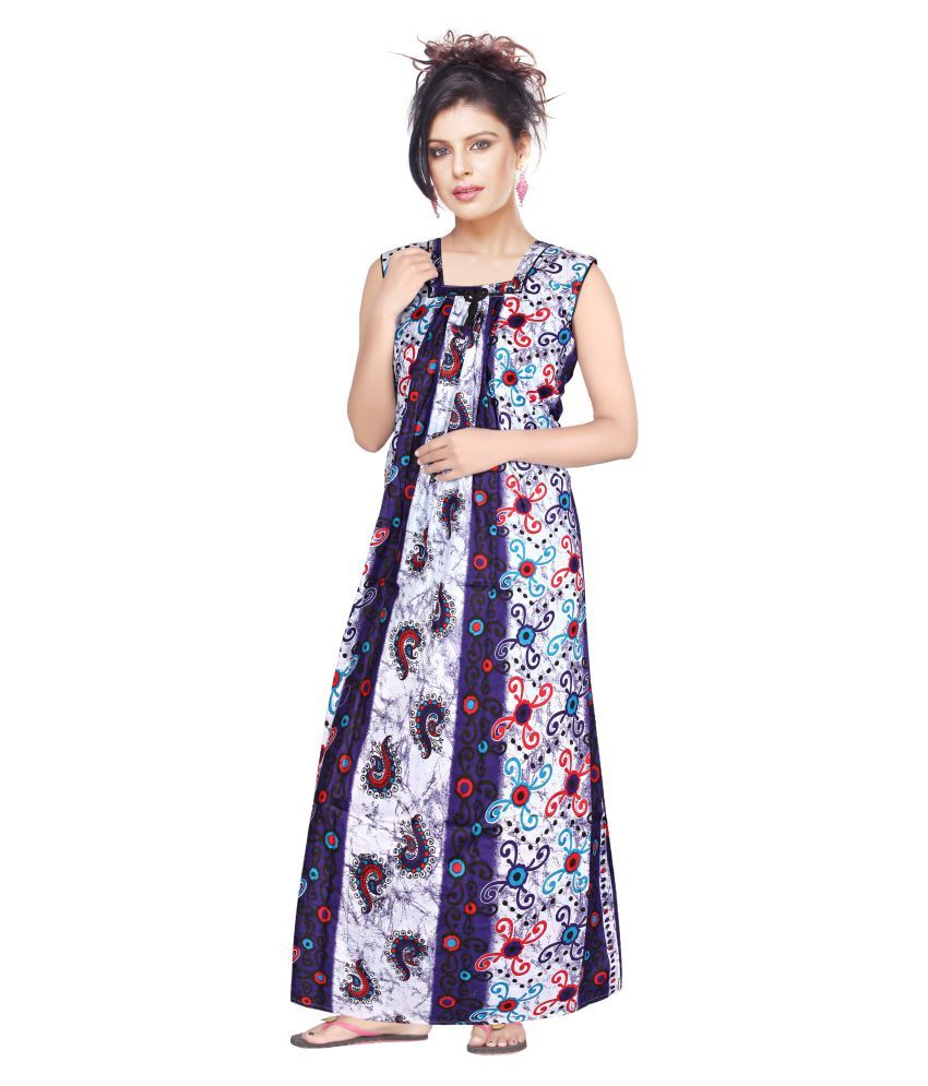 indian cotton night gowns