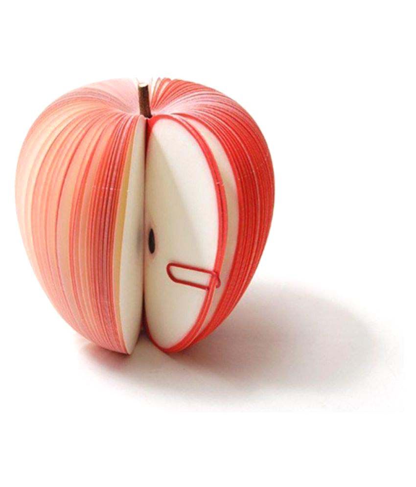     			XCCESS Apple Shaped NotePad / Memo Pad - BUY 1, GET 1 FREE