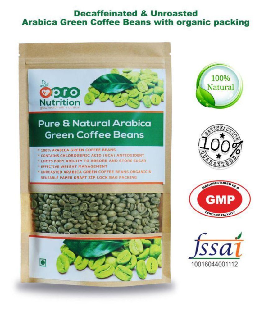 PRO Nutrition Green Coffee Beans 400G For Weight Loss 400 gm Original