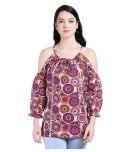 Style Quotient by NOI - Red Cotton Women's Regular Top ( )