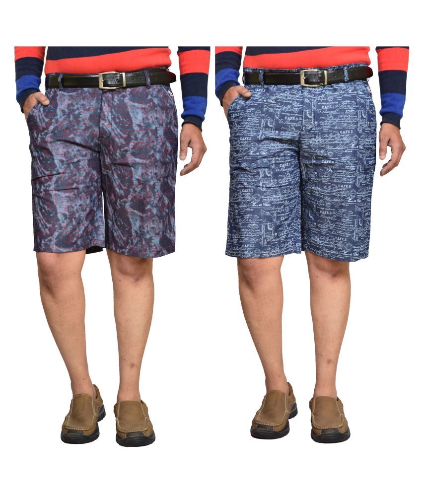     			British Terminal Multi Shorts Pack of 2