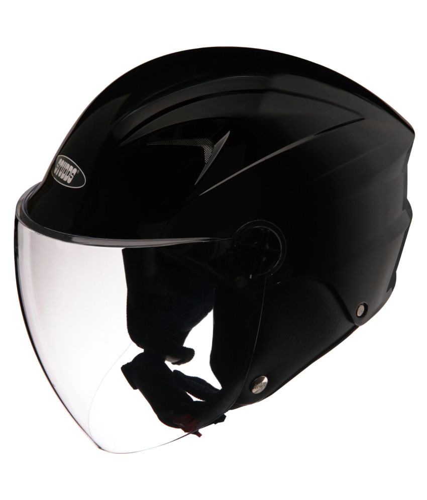 Studds Dude - Open Face Helmet Black L: Buy Studds Dude ...