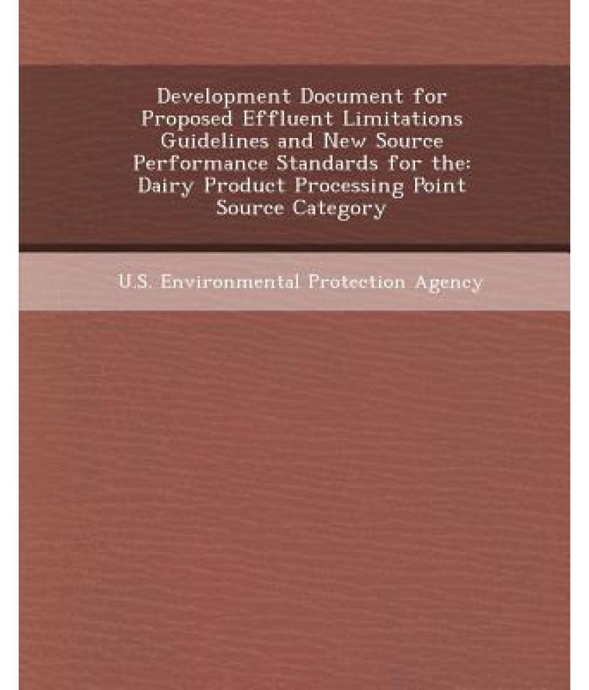 Development Document For Proposed Effluent Limitations Guidelines And ...